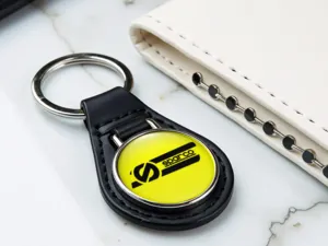 Sparco Porte-clé Luxe Touch Cuir Style Lustré